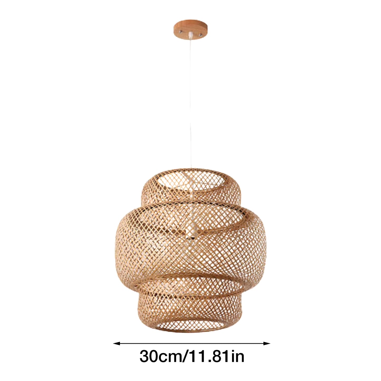 Modern Bamboo Hand Woven Bamboo Art Chandelier Dining Rroom Bamboo Lantern Chandelier Bedroom Dining Room Lamp