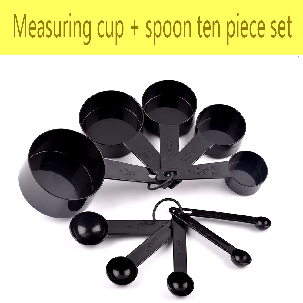 Measuring Cup and Spoon 5/10PCS Household Kitchen Tool Set, Can Be Used to Store Cooking