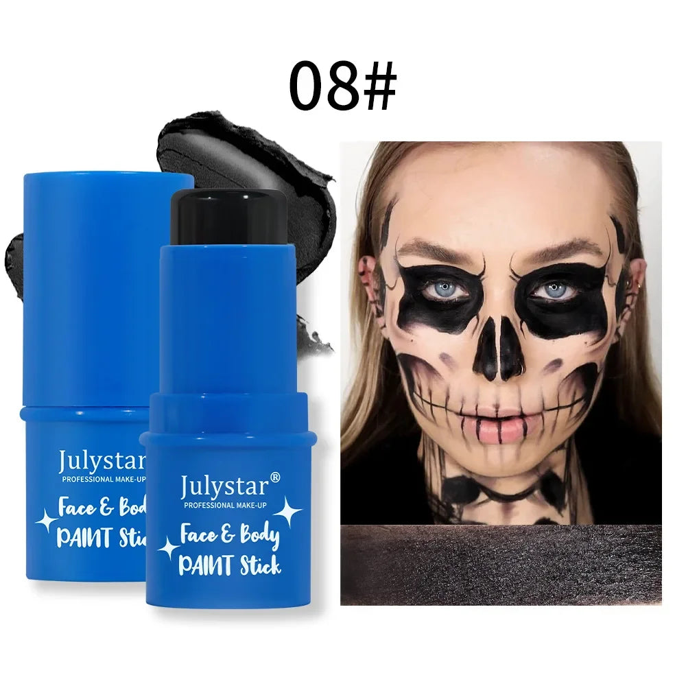 8 Colors Halloween Makeup Body Face Paint Make up Kids Face Cosmetics Party Make up Paint Professional Faces Durable Gadgets