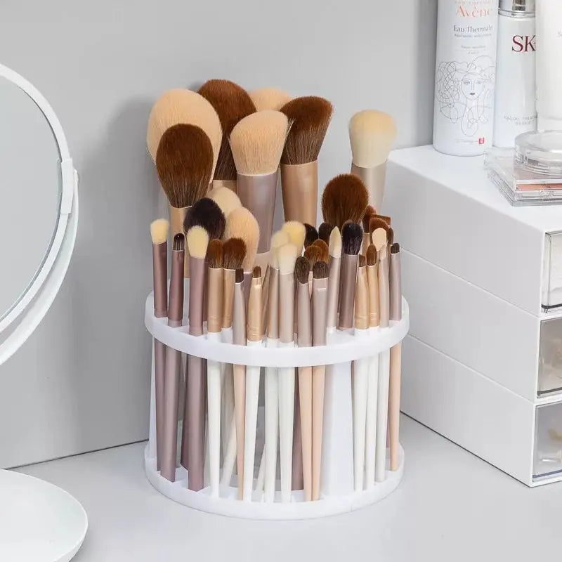 Lattices Cosmetic Multifunction Large-Capacity for Make-Up Brush Storage Box Table Organizer Make up Tools Pen Storage Holder