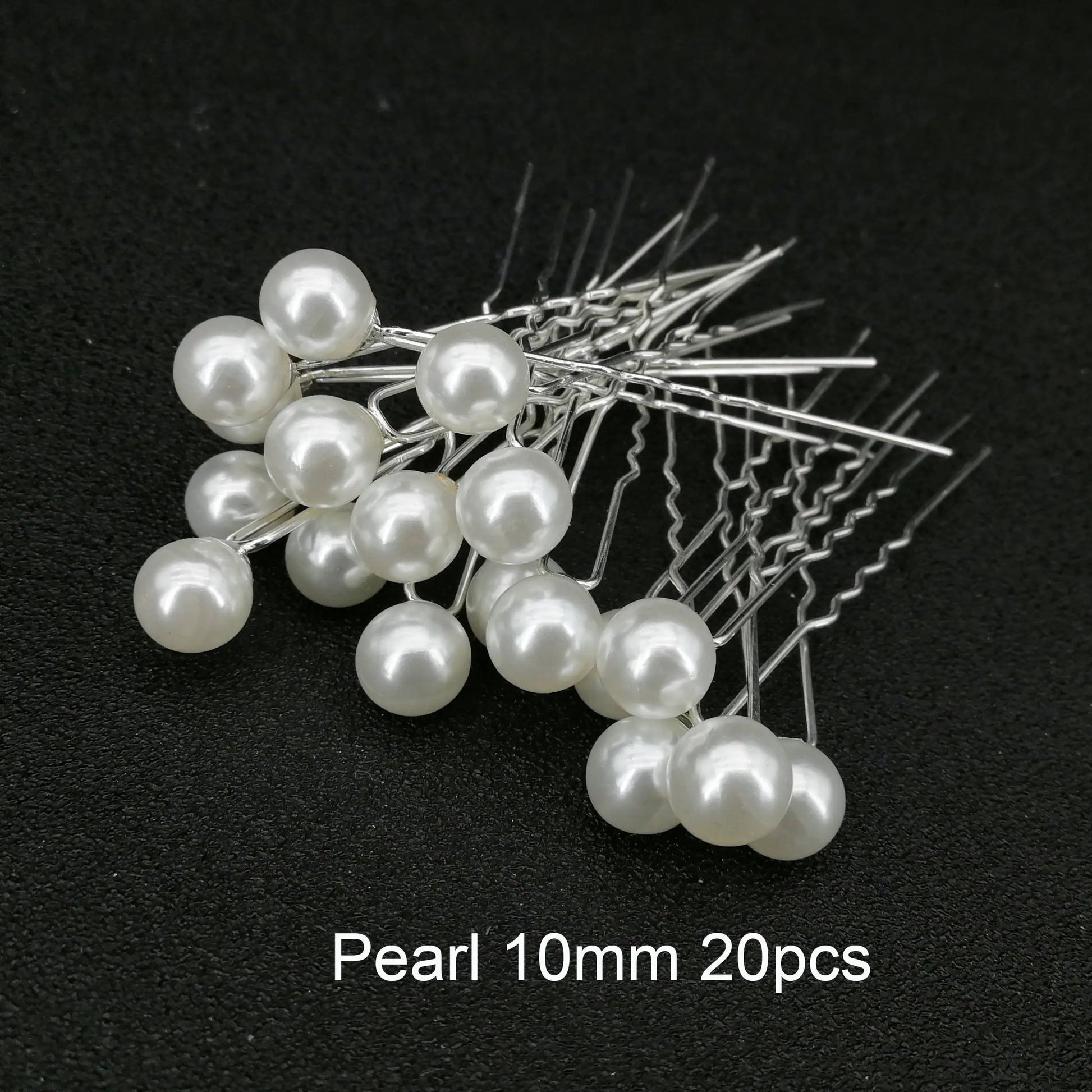 Women U-Shaped Pin Metal Barrette Clip Hairpins Simulated Pearl Bridal Tiara Hair Accessories Wedding Hairstyle Design Tools