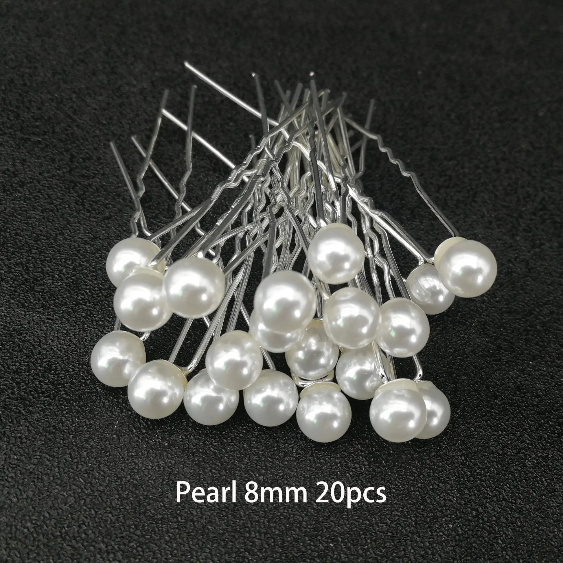 Women U-Shaped Pin Metal Barrette Clip Hairpins Simulated Pearl Bridal Tiara Hair Accessories Wedding Hairstyle Design Tools