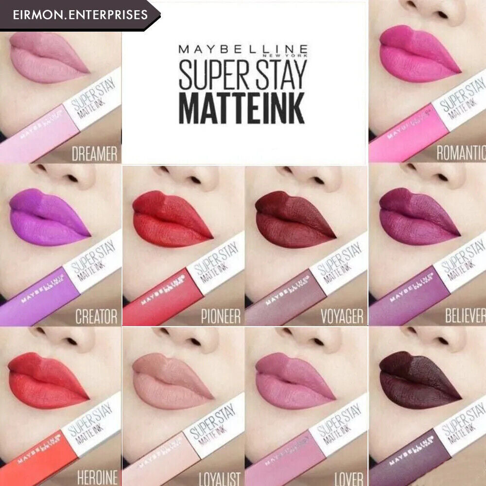 Maybelline Superstay Matte Ink Liquid Lipstick Authentic 5Ml - Choose Your Shade