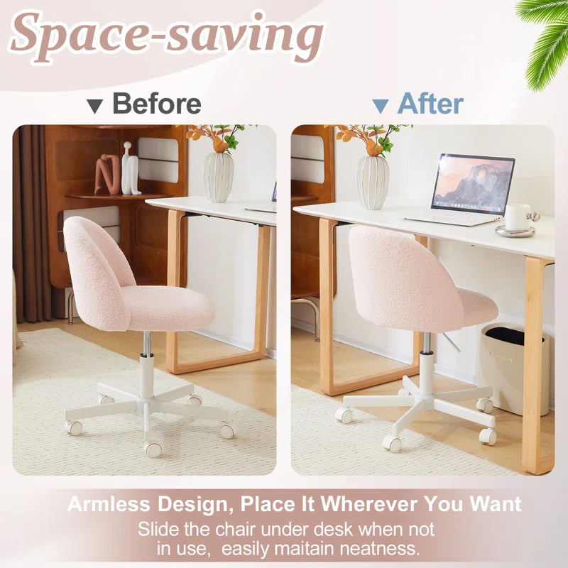 Task Chair Office Desk Chair Make up Chair with Wheels