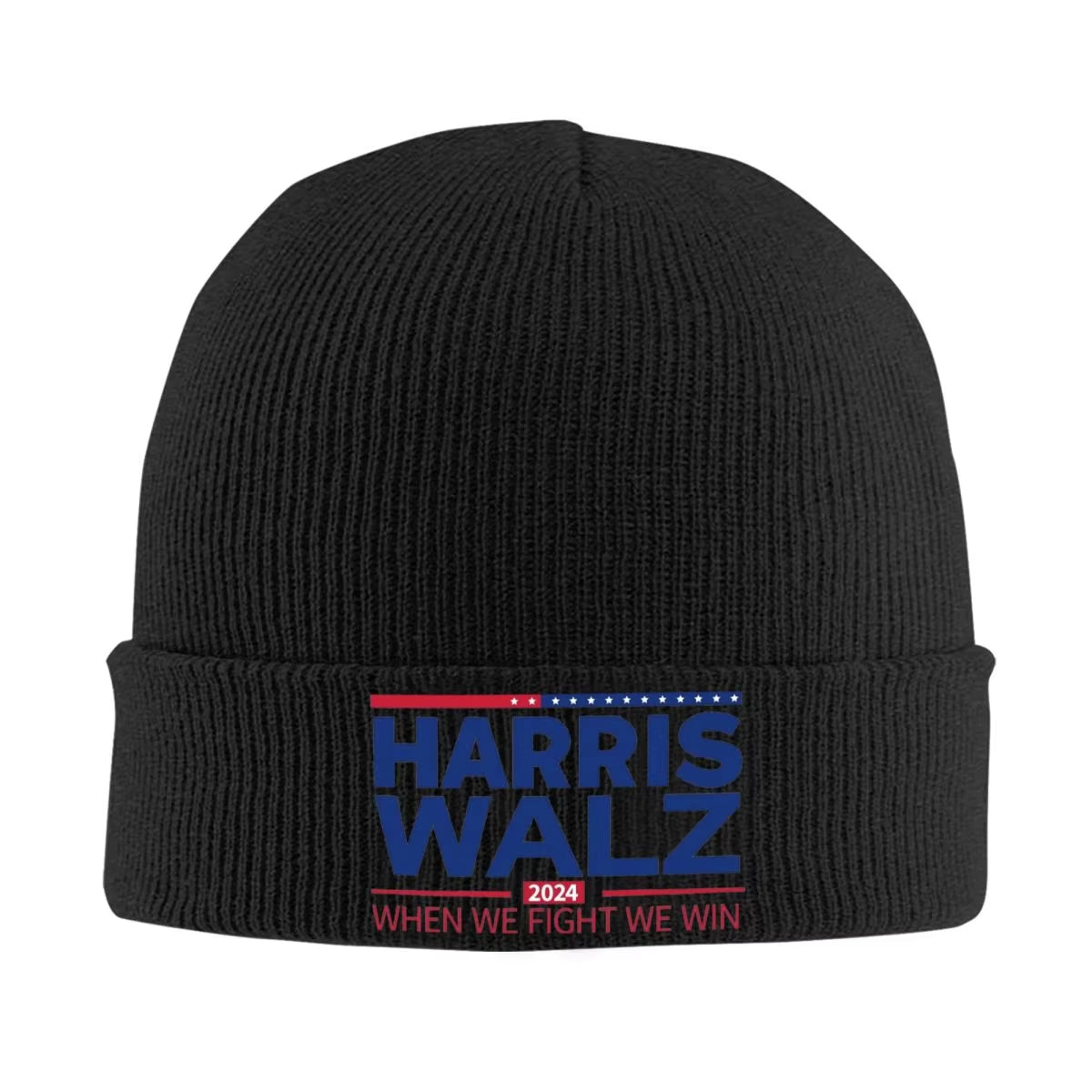 Harris Walz 2024 Election Knitted Hat Beanies Autumn Winter Hats Warm Fashion Cap Men Women