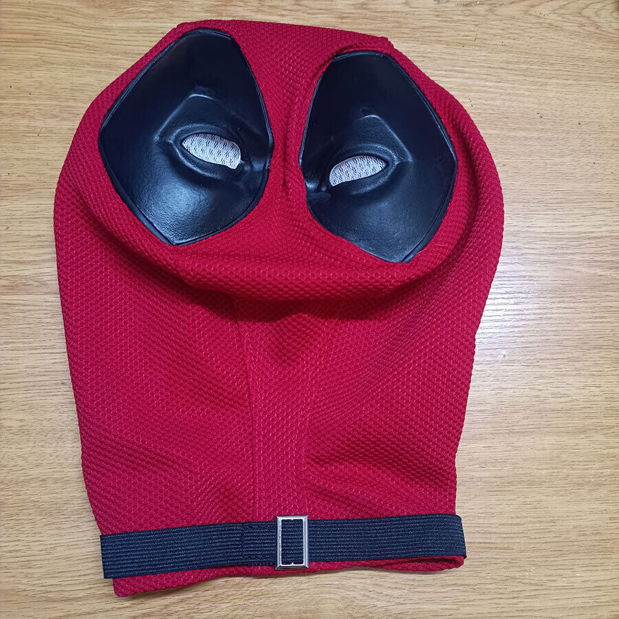 Deadpool Full Face Mask Cos Perspective Superhero Breathable Knit Mask Halloween